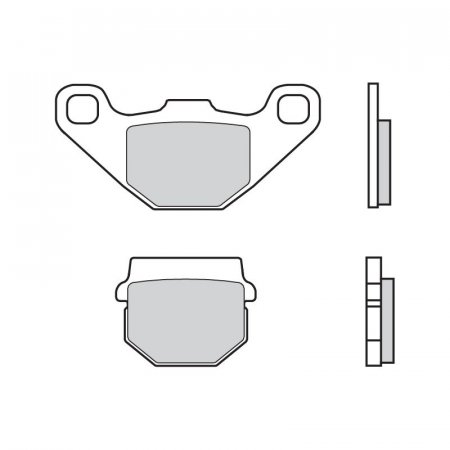 Placute de frana BREMBO pentru KAWASAKI KX 125 (1982-1982)