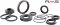 Oil seal RMS 15x24x5 crankshaft flywheel side