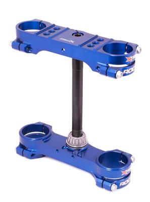 Triple clamp X-TRIG ROCS TECH Albastru