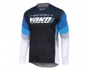 MX jersey YOKO TWO black/white/blue XL