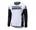 MX jersey YOKO TRE alb/negru XL