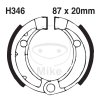 Brake shoe set EBC H346G canelati inclusiv arcurile