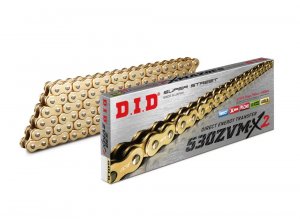 Lant ZVM-X series X-Ring D.I.D Chain 530ZVM-X2 108 zale Gold/Gold