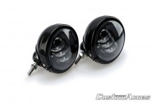 Auxiliary and central lights CUSTOMACCES Negru