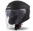 Jet helmet CASSIDA JET TECH black matt / grey logos 2XL